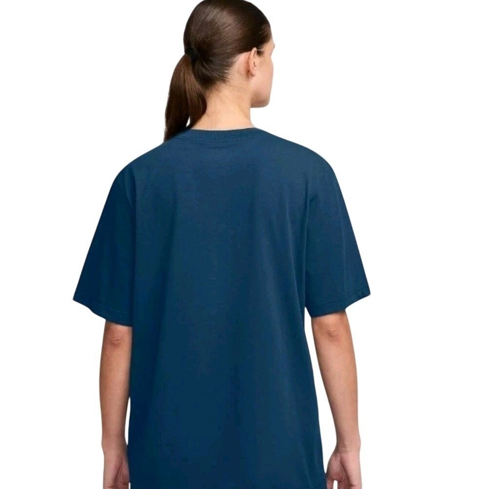 Nike Dri-FIT Basketball T-Shirt Womens Medium Teal Blue Graphic Retro Graphic‎ - Picture 2 of 8